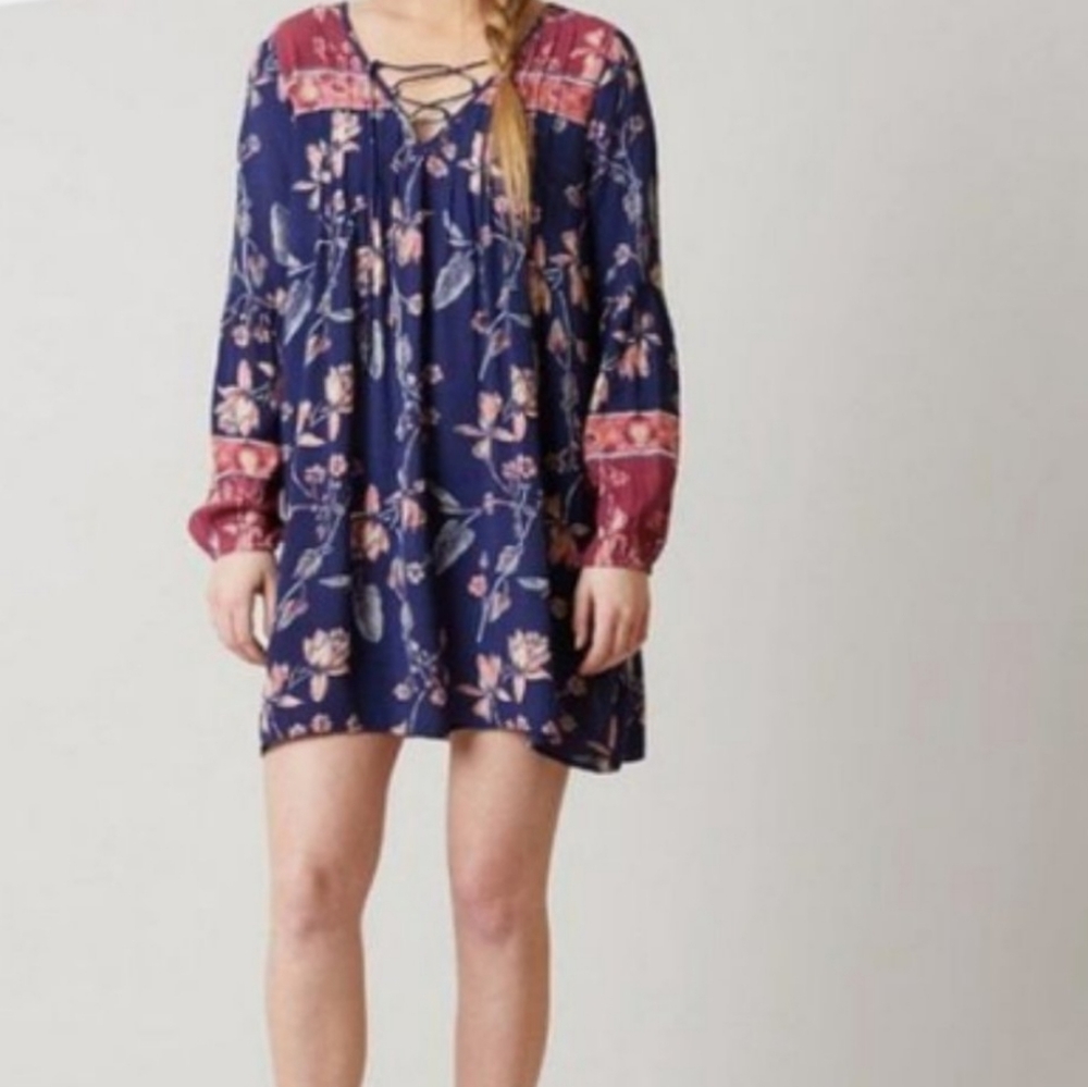 Billabong Boho Tunic Mini Dress Size Medium